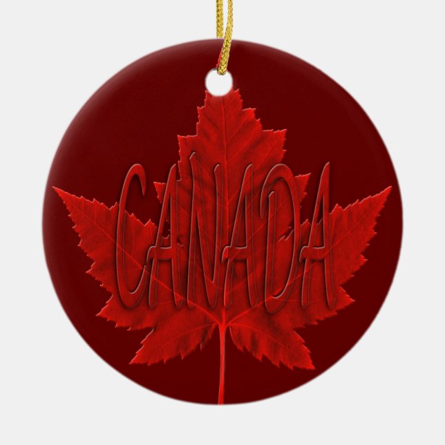 Adorno De Cerámica Regalos personalizados de Canadá para recuerdo de  (Frente)