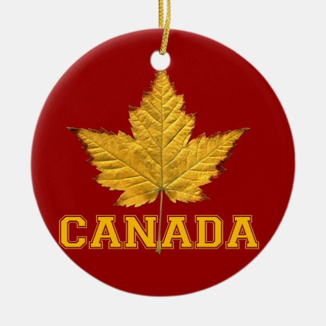 Adorno De Cerámica Regalos personalizados de Canadá para recuerdo de  (Frente)