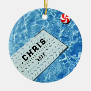 Adorno De Cerámica Regalos personalizados de vacaciones de natación y