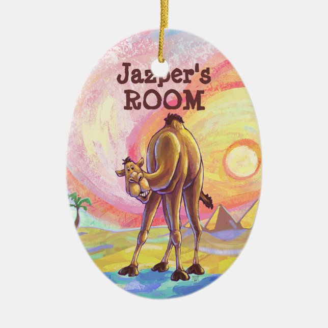 Adorno De Cerámica Regalos y accesorios para camellos (Frente)