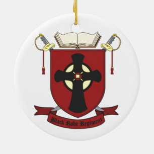 ADORNO DE CERÁMICA REGIMIENTO NEGRO DEL TRAJE