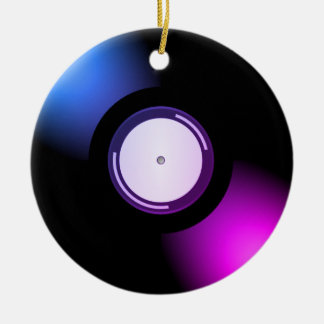 Adorno De Cerámica Registro de vinilo
