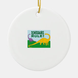 Adorno De Cerámica Regla de Dinsaurs