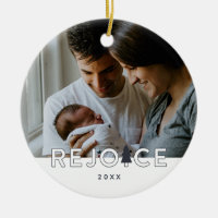 Regocijarse de los Navidades de fotografía Persona