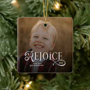 Adorno De Cerámica Regocíjate Imagen Religiosa Cristiana Feliz Navida