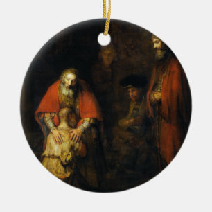 Adorno De Cerámica Regreso del hijo pródigo por Rembrandt