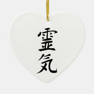 Adorno De Cerámica Reiki del corazón