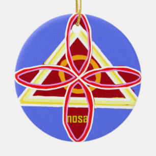 Adorno De Cerámica Reiki Karuna Ommantra: NOSA