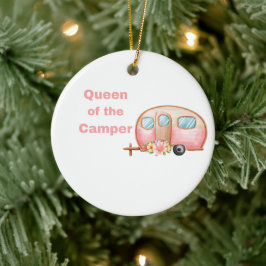 Adorno De Cerámica Reina de la Autocaravana en una