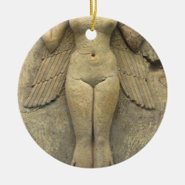 Adorno De Cerámica Reina De La Noche - Burney Relief Lilith (Frente)