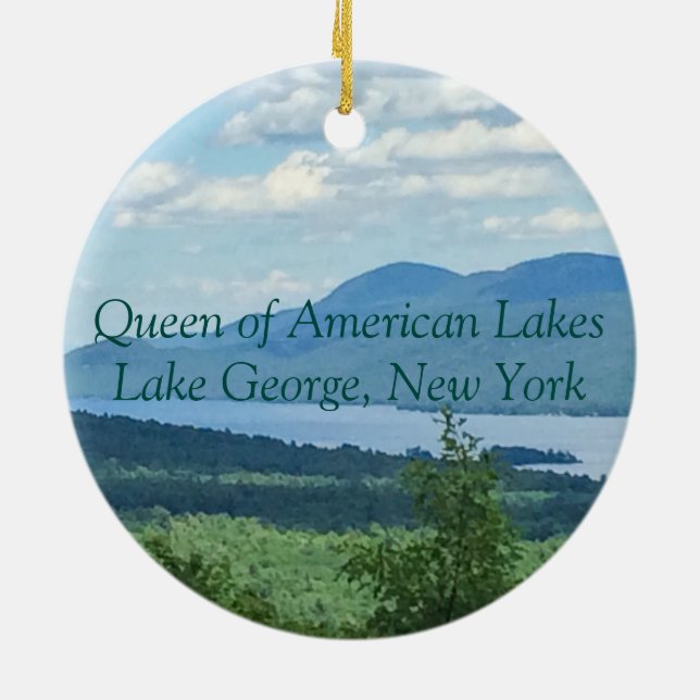 Adorno De Cerámica Reina de los lagos americanos (Atrás)