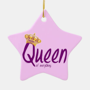 Adorno De Cerámica Reina de Todo [adorno]