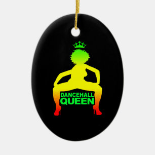 Adorno De Cerámica Reina del dancehall