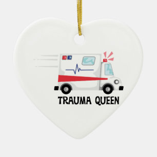 Adorno De Cerámica Reina del trauma
