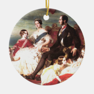 Adorno De Cerámica Reina Victoria Y Príncipe Alberto