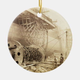 Adorno De Cerámica Reino Brunel (1806-59) de Isambard al lado del