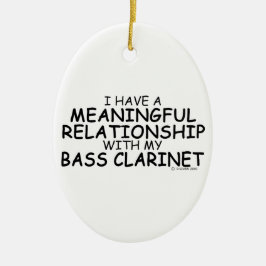 Adorno De Cerámica Relación significativa Bass Clarinet