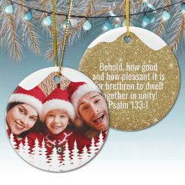 Adorno De Cerámica Religious Christian Scripture Divine Passage ⛪️ 🎄