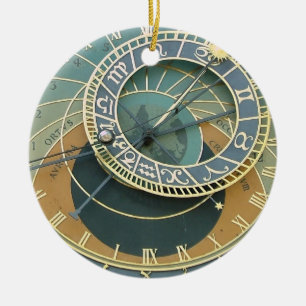 Adorno De Cerámica Reloj astronómico