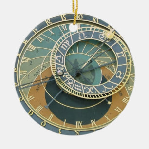 Adorno De Cerámica Reloj astronómico