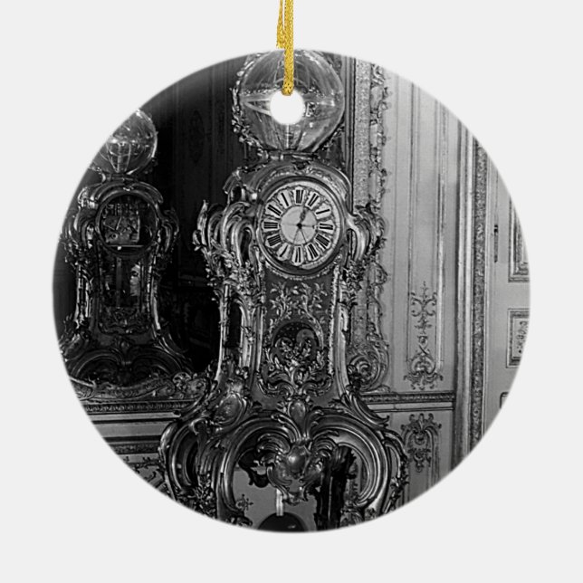 Adorno De Cerámica Reloj astronómico del France Palace Versailles 197 (Atrás)