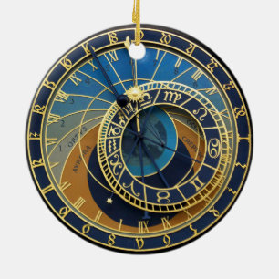 Adorno De Cerámica Reloj astronómico-Praga Orloj