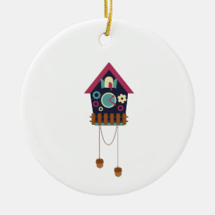 Adorno De Cerámica Reloj cucú