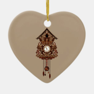 Adorno De Cerámica Reloj de cuco 2