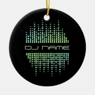 Adorno De Cerámica Remixer Ornament, productor musical de DJ