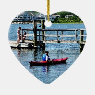 Adorno De Cerámica Remo en kayak Bristol RI