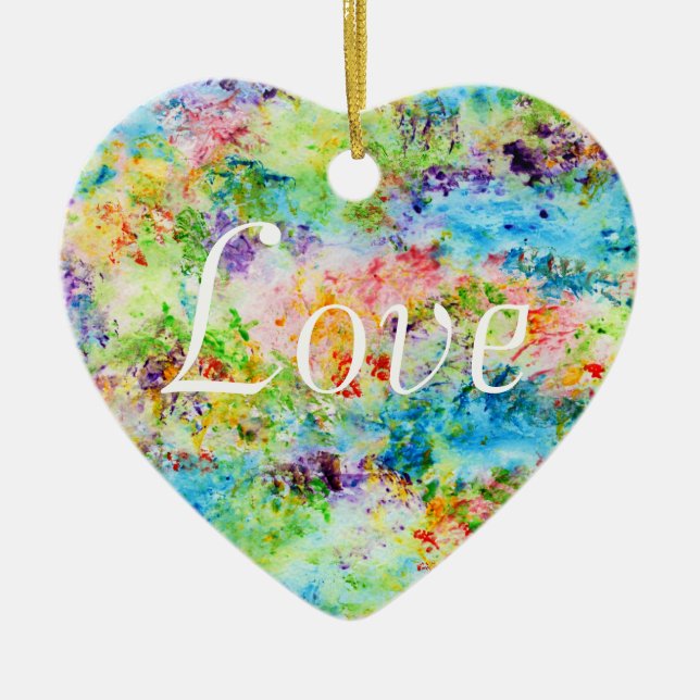 Adorno De Cerámica Renacimiento - amor (Frente)