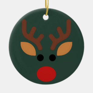 Adorno De Cerámica Reno Minimalista Rudolph