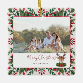 Adorno De Cerámica Renos Navidades personalizados