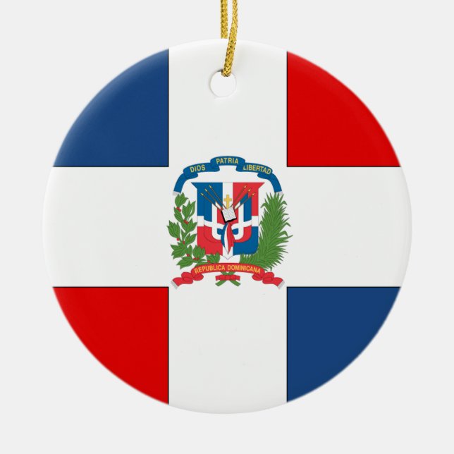 Adorno De Cerámica República Dominicana (Frente)
