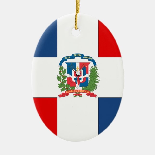 Adorno De Cerámica República Dominicana (Frente)