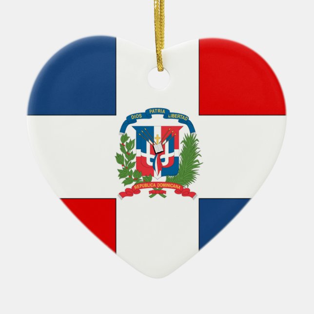 Adorno De Cerámica República Dominicana (Frente)