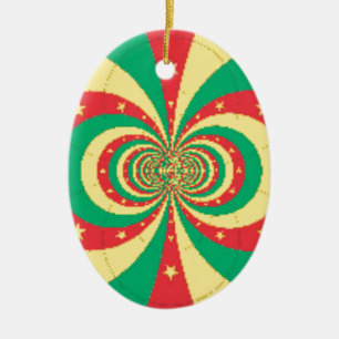 Adorno De Cerámica République du Cameroun, estrella de cinco puntas