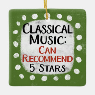 Adorno De Cerámica Reseña de música clásica 5 estrellas