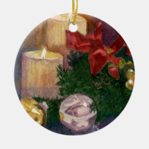 Adorno De Cerámica Resplandor del navidad