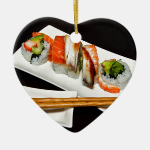 Adorno De Cerámica Restaurante de comida de sushi come comidas exótic