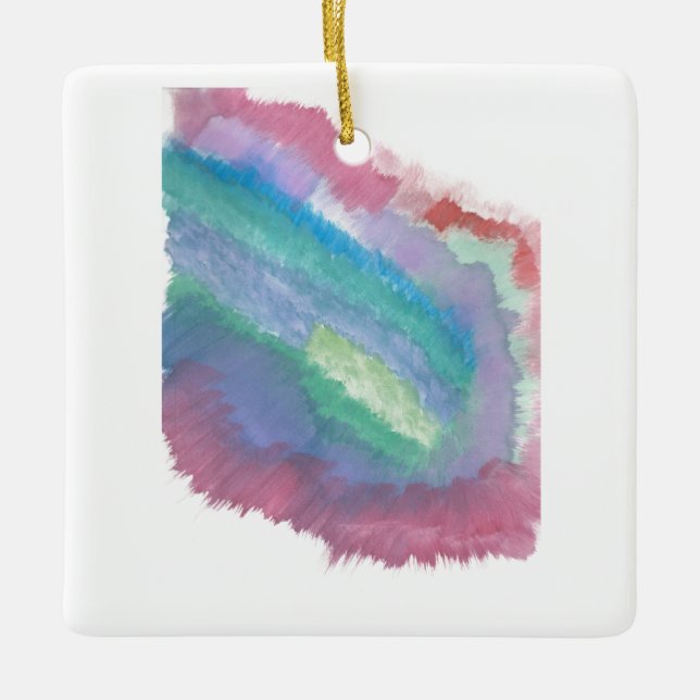 Adorno De Cerámica Resumen (Anverso)