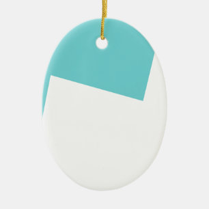 Adorno De Cerámica Resumen Art Minimalismo Blue White