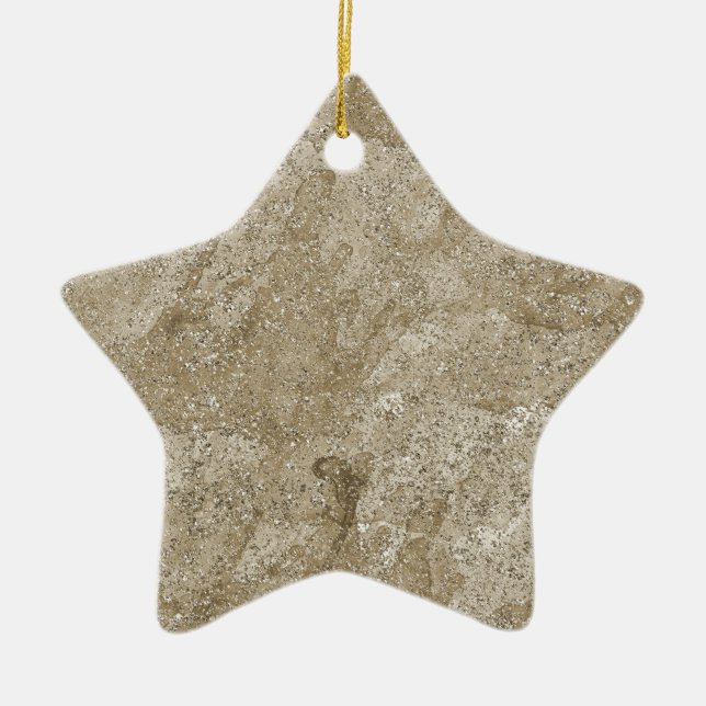 Adorno De Cerámica Resumen de acuarela de oro (Frente)