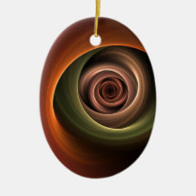 Resumen espiral 3D Colores cálidos Arte fractal mo