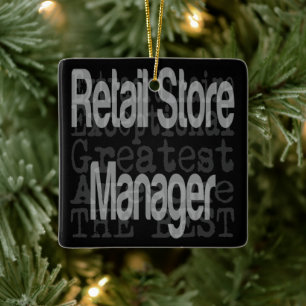 Adorno De Cerámica Retail Store Manager Extraordinaire