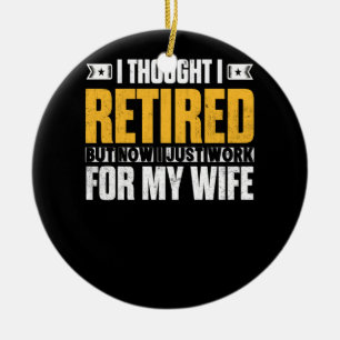 Adorno De Cerámica Retirada Regalo De Jubilación 2021 Pensé Que Me 