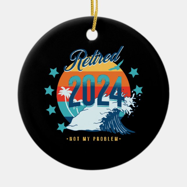 Adorno De Cerámica Retirado Oficial 2024 (Frente)