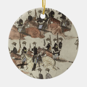 Adorno De Cerámica Retratamiento de Marco Reno importante antes del