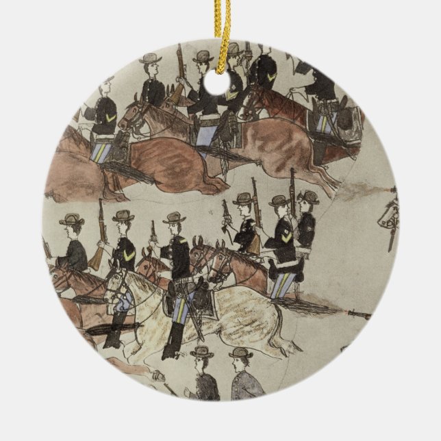 Adorno De Cerámica Retratamiento de Marco Reno importante antes del (Frente)