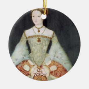 Adorno De Cerámica Retrato de Catherine Parr (1512-48), 1545 (color